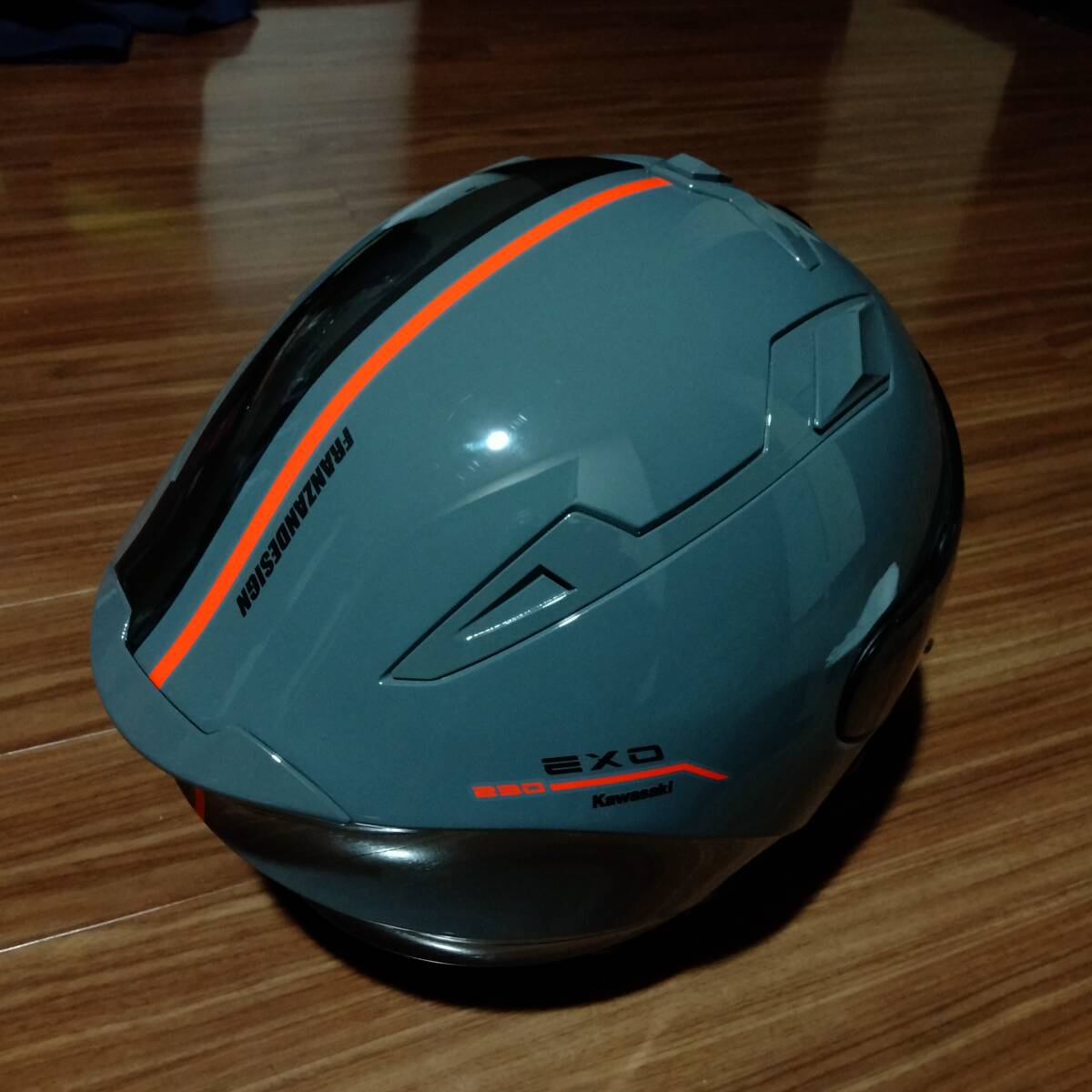 Scorpion EXO-230 SR ジェットヘルメット グレー XLの画像3