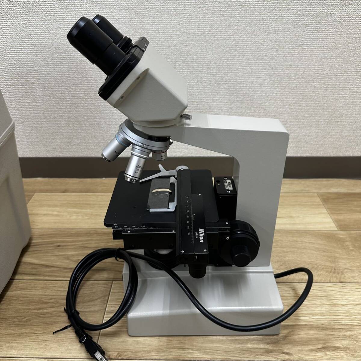 Nikon 双眼顕微鏡 生物顕微鏡 ハードケース有りの画像5