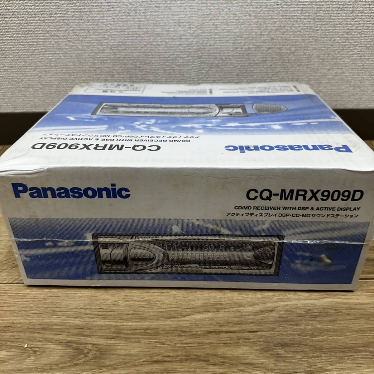 【奇跡の未開封品】Panasonic CQ-MRX909D クレイジーコブラ アクティブディスプレイ DSP・CD・MD サウンドステーション シュリンク未開封の画像4