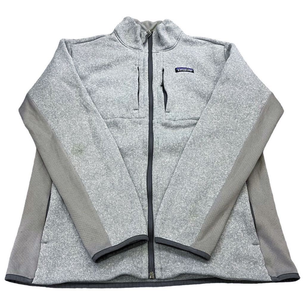 Patagonia ベターセーター L グレー フリース ジャケット フルジップ アウトドア メッシュ パタゴニア Better Sweater 2020年製 26075_画像3