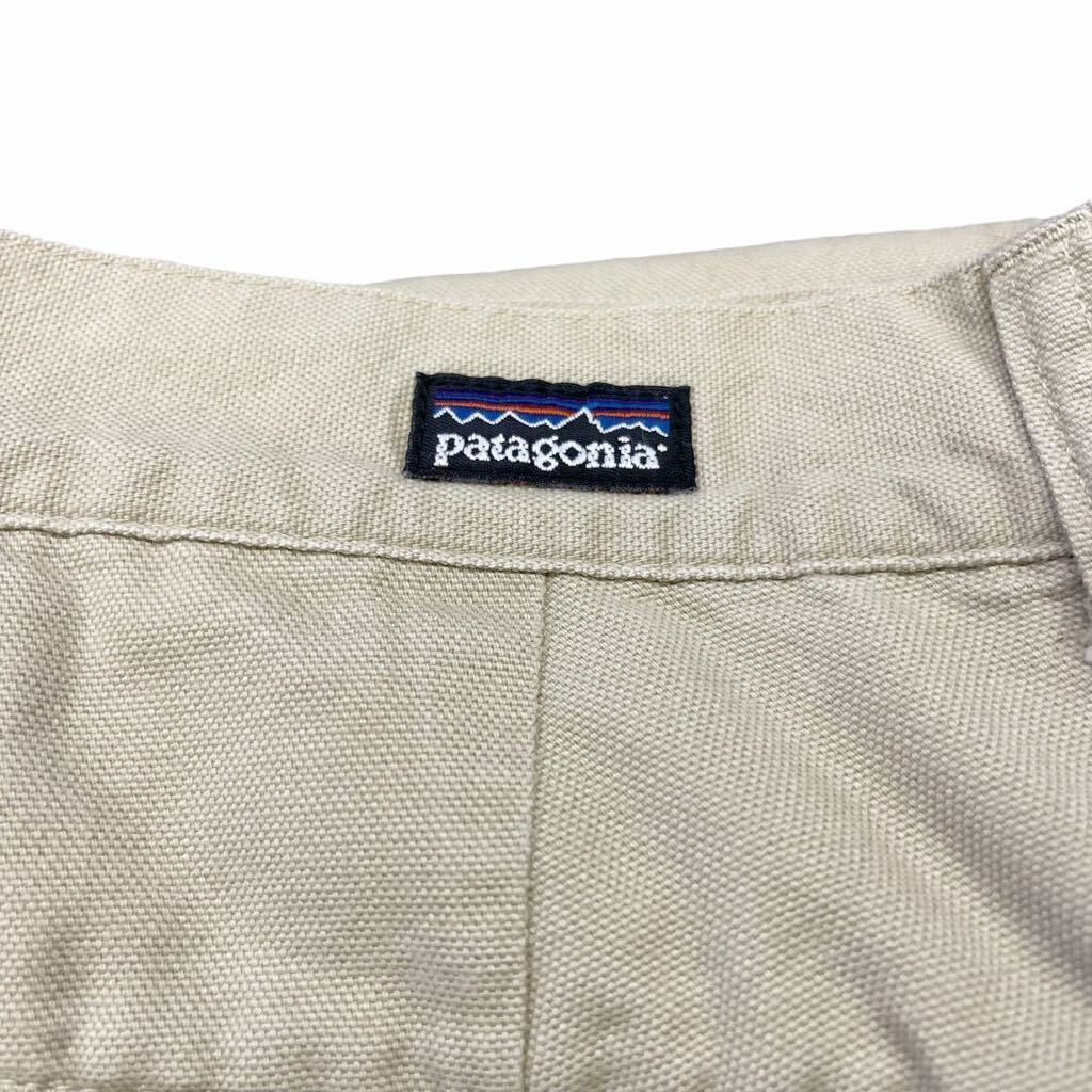 Patagonia ORGANIC COTTON コットン パンツ MEN’S 35 ベージュ ダック ワーク パンツ ストレート チノパンツ パタゴニア 2009年製 56825_画像9