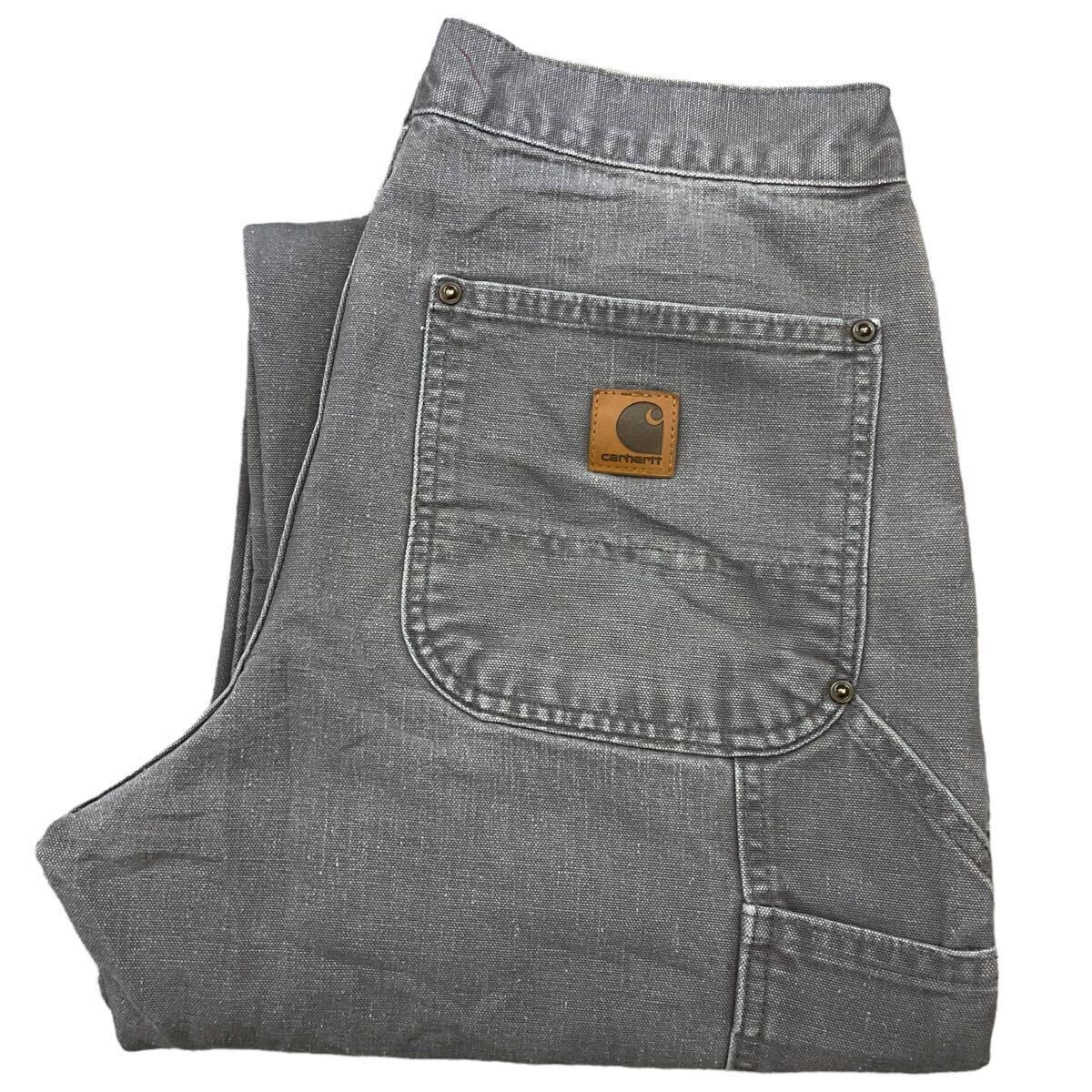 Carhartt double knee painter's pants g radar g grey Work pe Inter work pants 90s USA Carhartt 