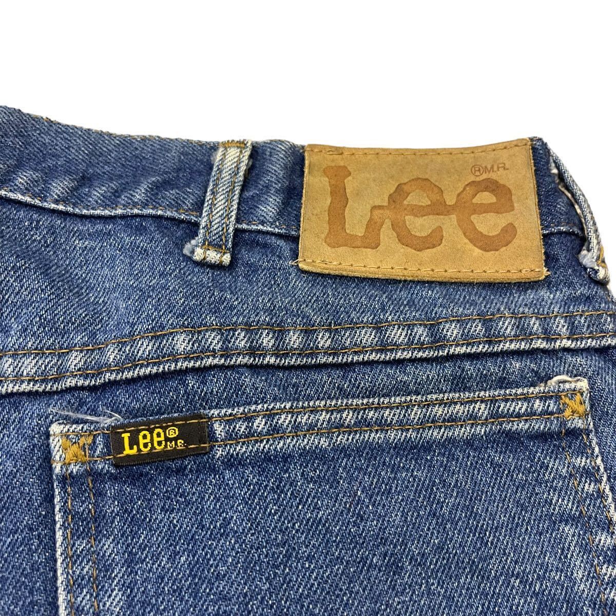 80s 90s USA製 Lee 200-0189 ジーンズ デニム パンツ W38 L30 インディゴ ユニオンチケット ストレート リー ヴィンテージ_画像8