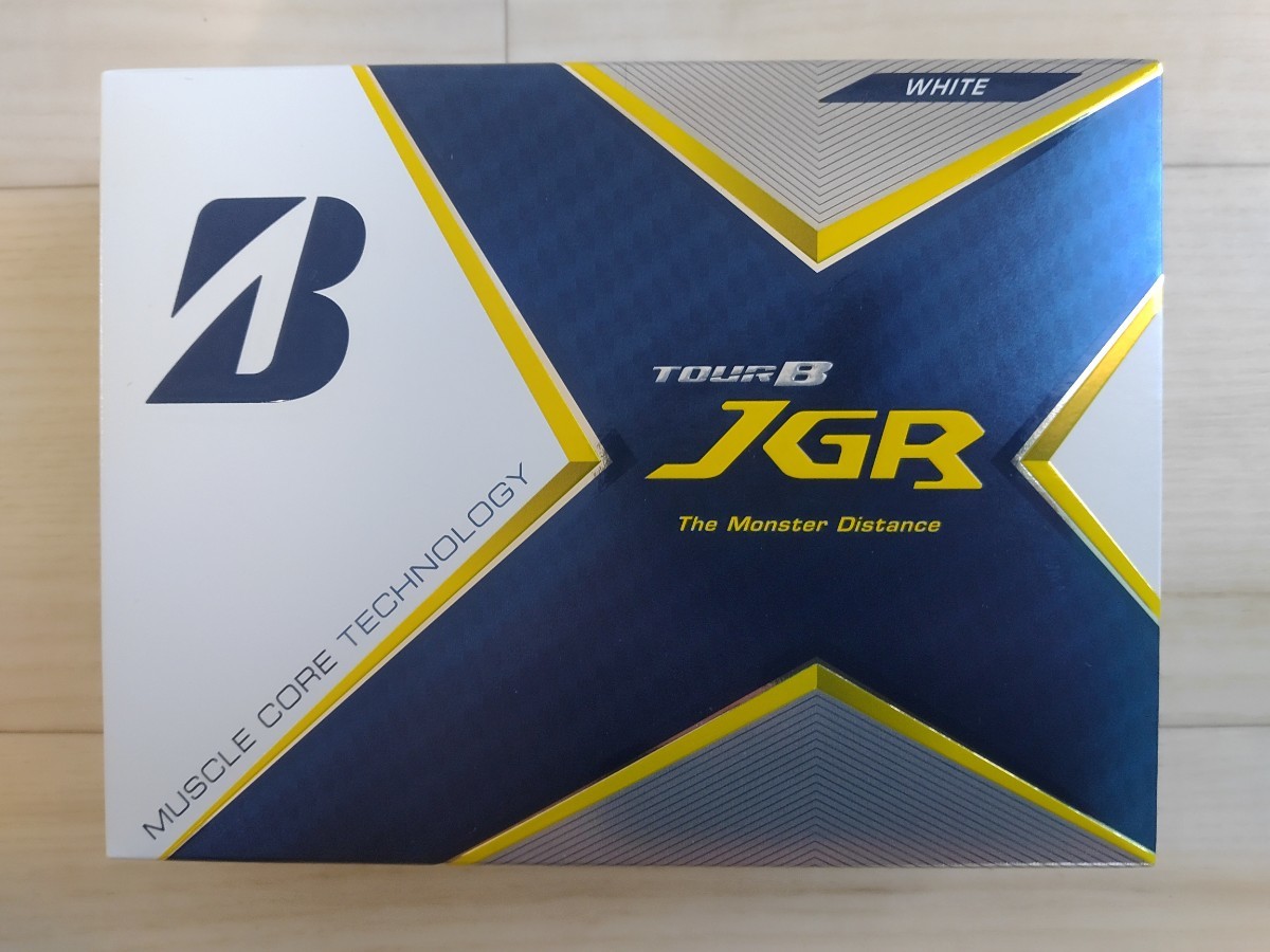 ホワイト 2021年モデル TOUR B JGR  日本正規品 1ダース １２個 BRIDGESTONE ブリヂストン ゴルフボールの画像1