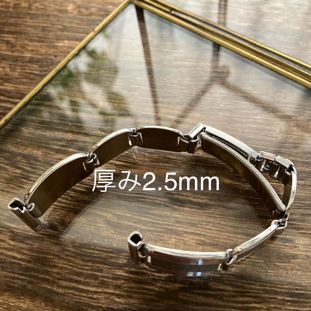 17.5mm 銀色　ヴィンテージ　時計バンド　時計ベルト　中古品_画像5