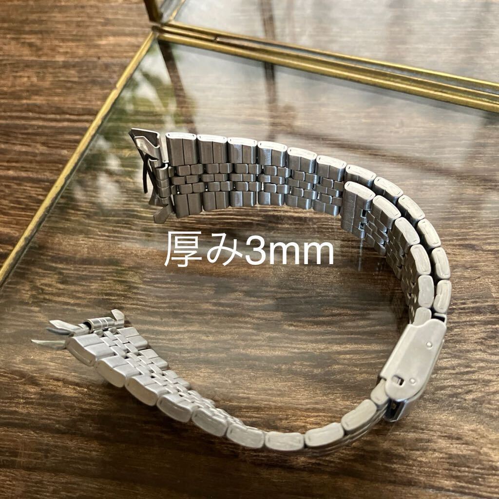 20mm 弓管　銀色　時計ベルト　腕時計バンド　金属　中古品_画像6