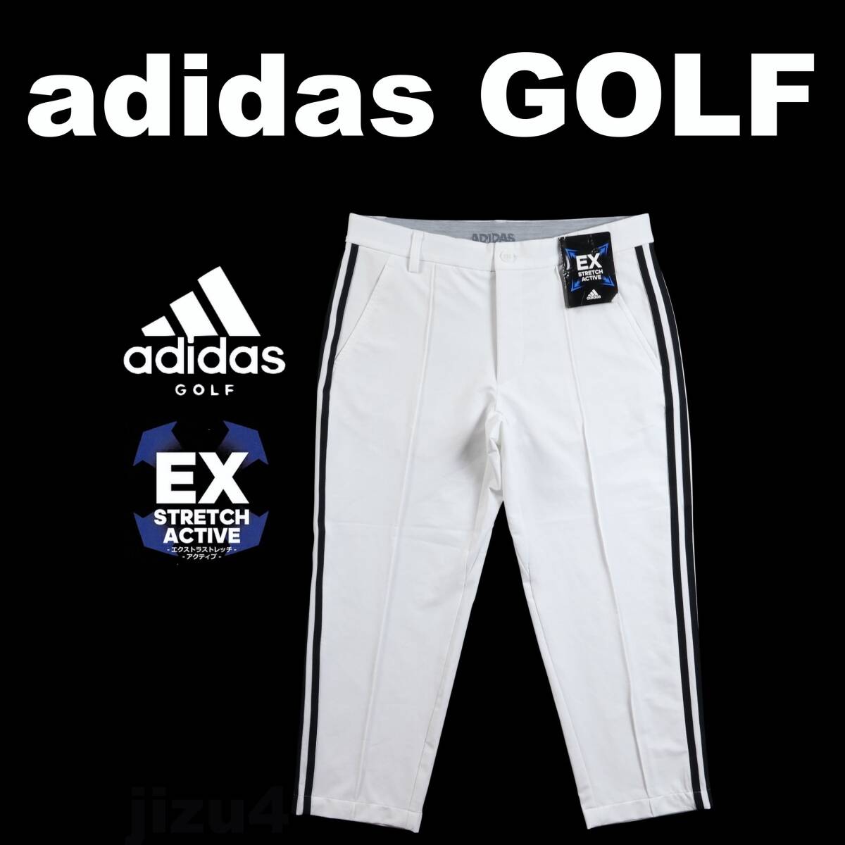 #[79] весна лето обычная цена 10,439 иен Adidas GOLF EX STRETCH ACTIVE укороченные брюки белый #