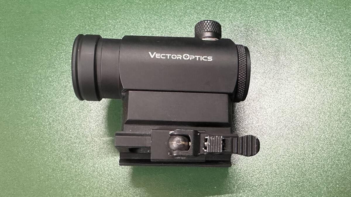 Vector Optics Maverick 1x22 T-1 タクティカルコンパクトレッドドットサイトスコープとクイックリリースQDマウントライフル用ハンドガン_画像1