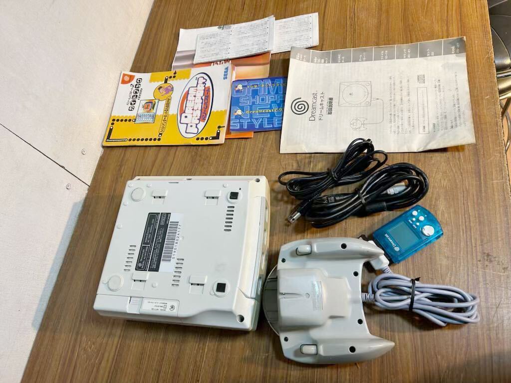 SEGA セガ ドリームキャスト Dreamcast HKT-3000 本体 コントローラー 取扱説明書 ケーブル ビジュアルメモリの画像4