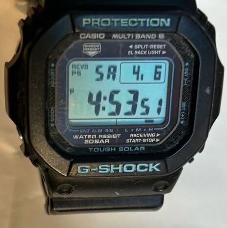 CASIO カシオ G-SHOCK 腕時計 DIGITAL デジタル 5600 SERIES GW-M5610BA ブラック×ブルーシリーズ ソーラー駆動 Gショック 20気圧防水の画像5