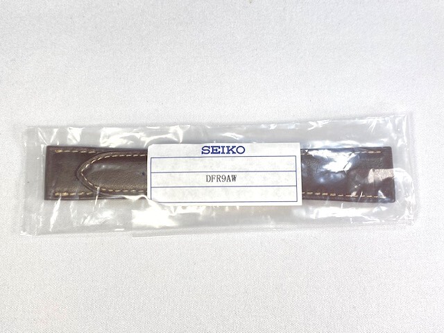 DFR9AW SEIKO セイコー スピリット 20mm 純正革ベルト 牛革 ダークブラウン SCVS007/6R15-00C0用 ネコポス送料無料_画像7