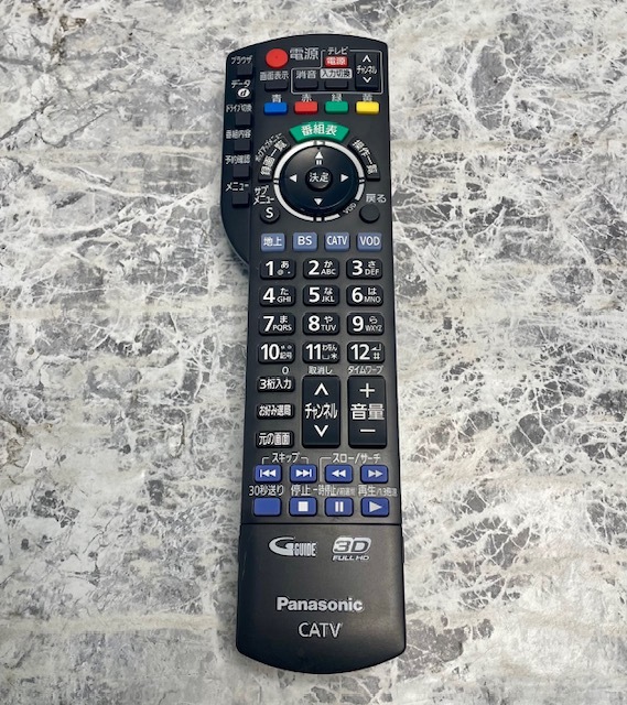 T3768 Panasonic/ Panasonic CATV дистанционный пульт N2QAYB000628 3D