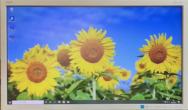 T3748 NEC AS223WM LCD-AS223WM-W4 21.5インチ ワイド 液晶ディスプレイ フルHD/TN/HDMI_画像2