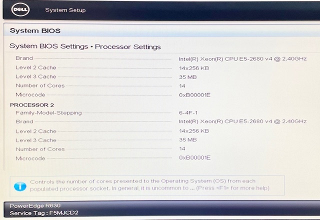 T3691 DELL PowerEdge R630 Xeon E5-2680 V4 2.40GHz×2 メモリー160GB サーバー の画像5