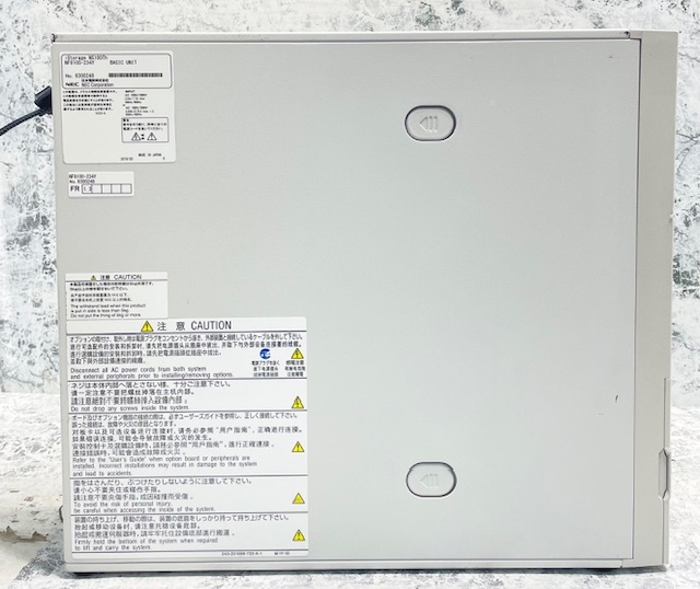 T3723 NEC iStorage NS100Th/NF8100-234Y Pentium G4560 3.5GHz メモリー16GB サーバー HDD1TB+500GB付き 現状品_画像9