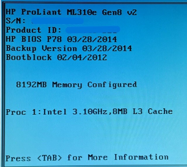 T3722 HP ProLiant ML310e Gen8 V2 Xeon E3-1220 v3 3.10GHz タワー型サーバー の画像2