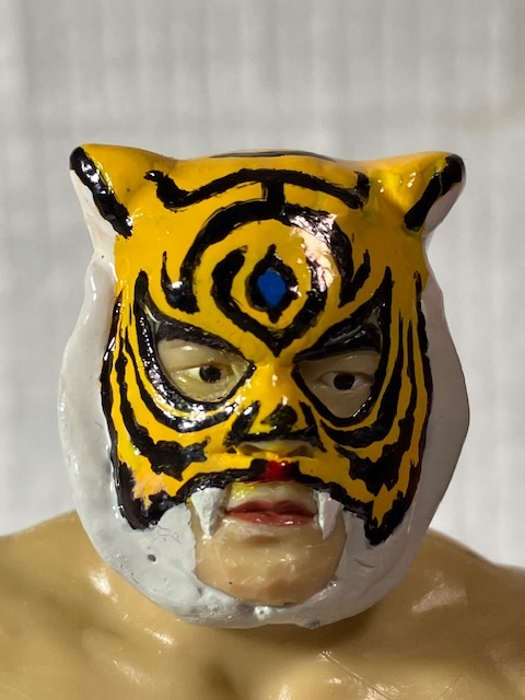 2 generation Tiger Mask / Professional Wrestling figure / all Japan Professional Wrestling / three . light ./ Tiger Mask / Mill mascara s/ New Japan Professional Wrestling /. wistaria ../WWE/ length . power 
