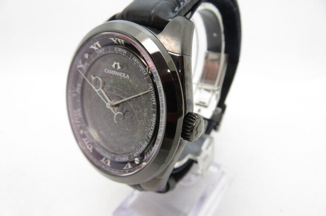 1 jpy ~[ operation goods ]CITIZEN Citizen campag Nora Cosmo autograph limited amount 220/350 4398-T023410 men's wristwatch b rack case manual 4-4-46.