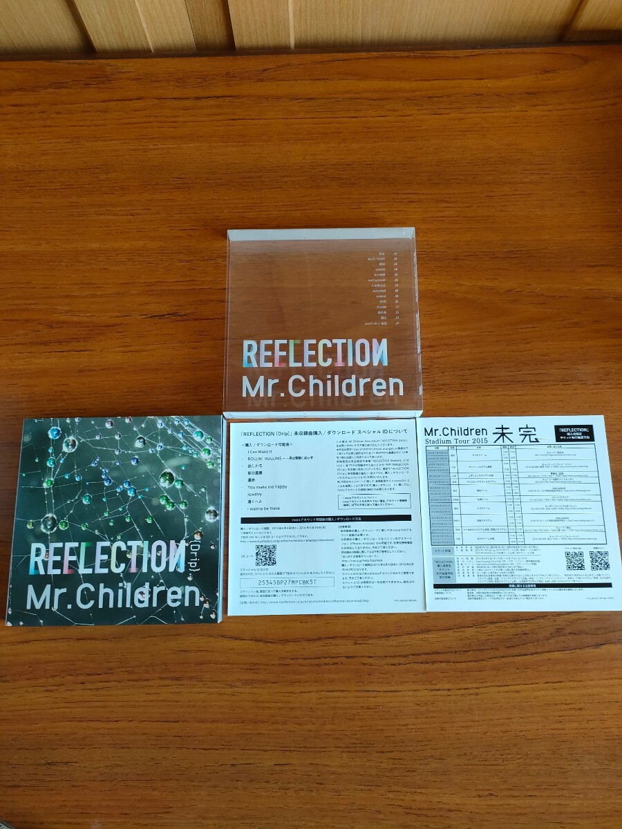 初回限定盤 CD+DVD 廃盤 ミスター・チルドレン リフレクション ドリップ Mr.Children REFLECTION Drip 信長協奏曲 NEWS ZERO_画像2