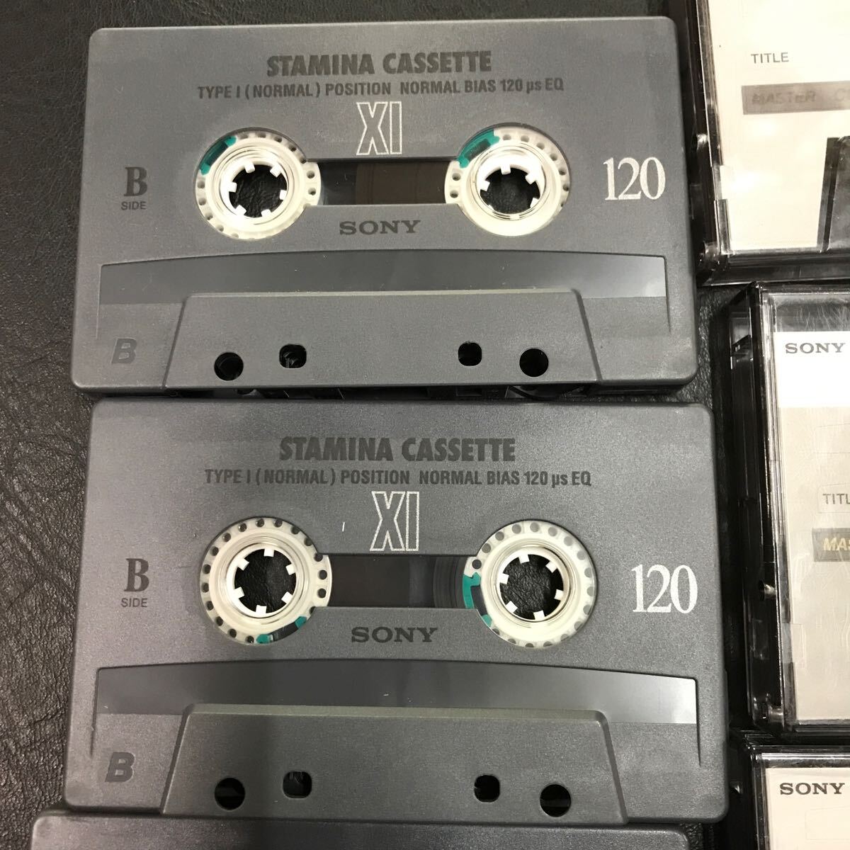T3114 SONY カセットテープ STAMINA XI 120分 4本 音鳴り確認済 爪あり 録音済み 中古 当時物 ソニー 昭和レトロ ノーマル JAPAN_画像5