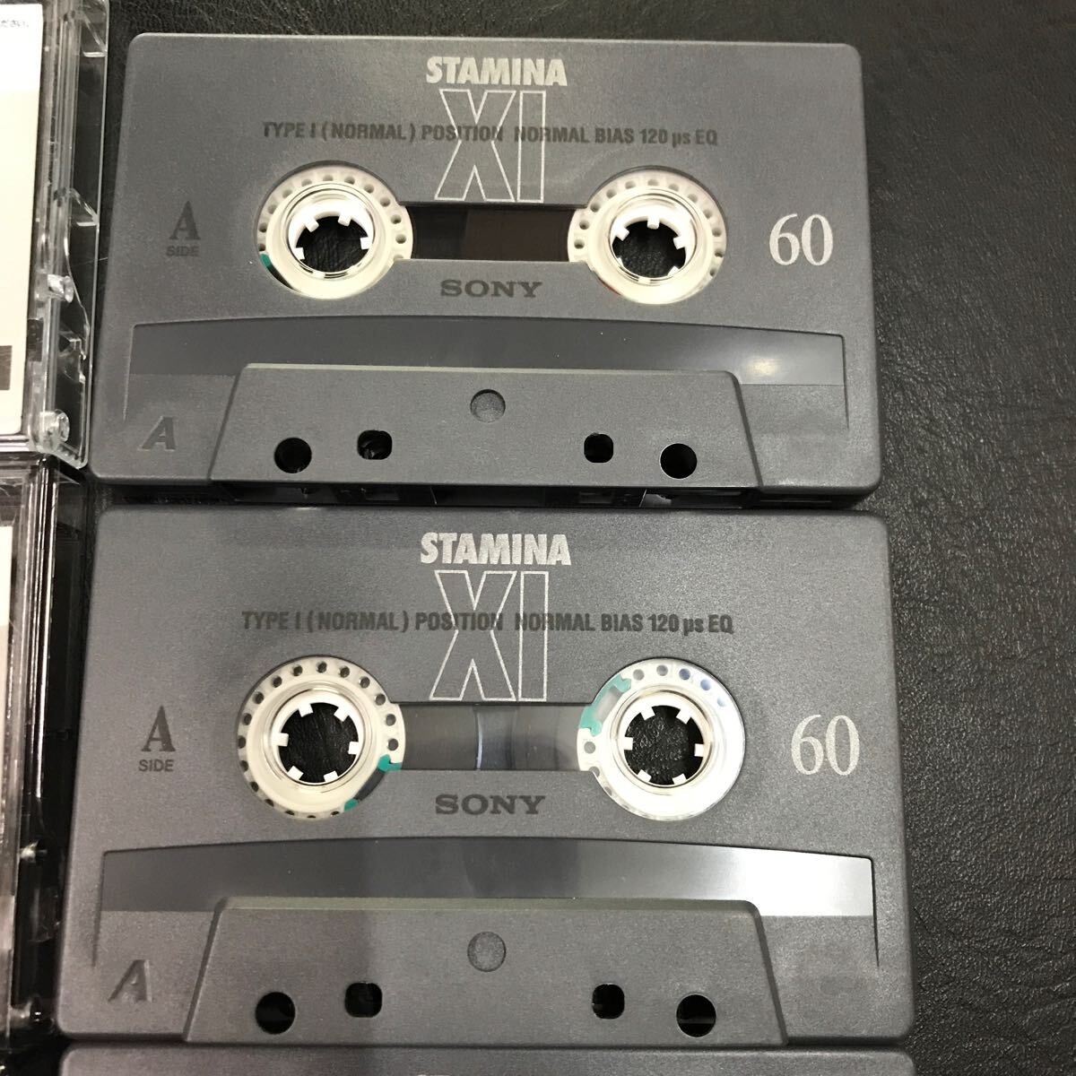 T3116 SONY カセットテープ STAMINA XI 60分 4本 音鳴り確認済 爪あり 録音済み 中古 当時物 ソニー 昭和レトロ ノーマル JAPAN_画像3