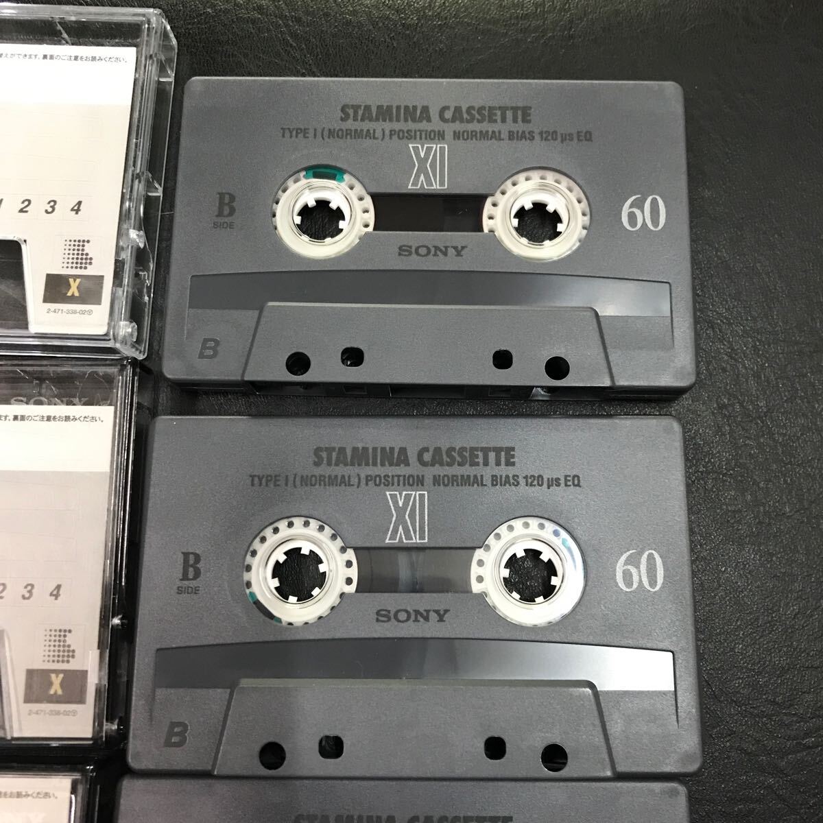 T3116 SONY カセットテープ STAMINA XI 60分 4本 音鳴り確認済 爪あり 録音済み 中古 当時物 ソニー 昭和レトロ ノーマル JAPAN_画像5