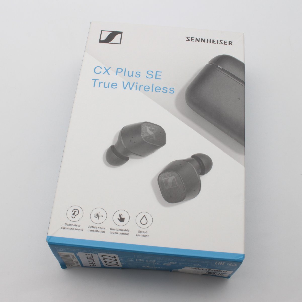 3018▲ Sennheiser ワイヤレスイヤホン Bluetooth CX Plus True Wireless SE アクティブノイズキャンセリング ブラック【0322】_参考価格：16,000円