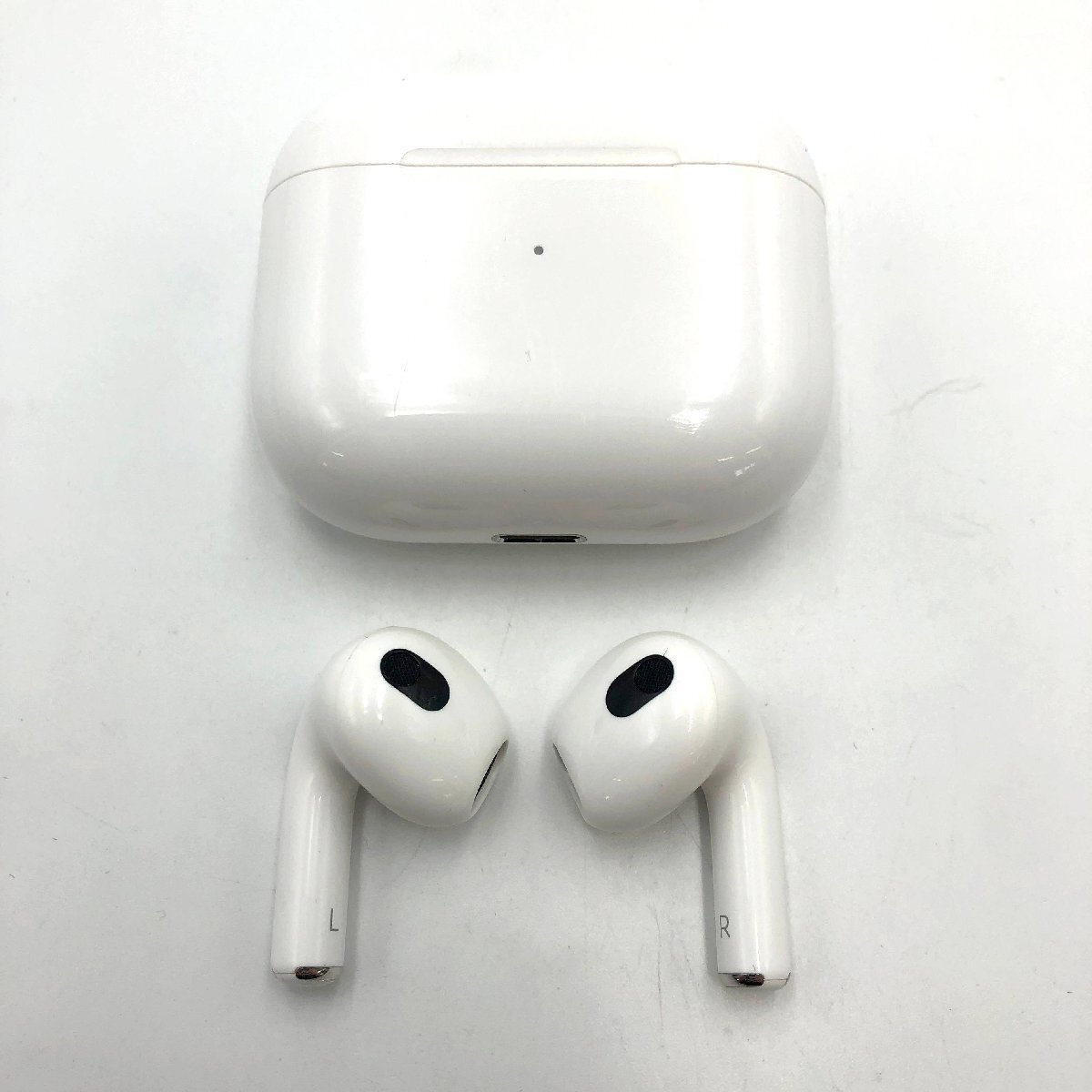 3178☆ Airpods 3rdgeneration ワイヤレス イヤホン MME73J/A Bluetooth5.3+両耳ENC搭載 IPX7防水 ENCノイズキャンセリング【0410】の画像1