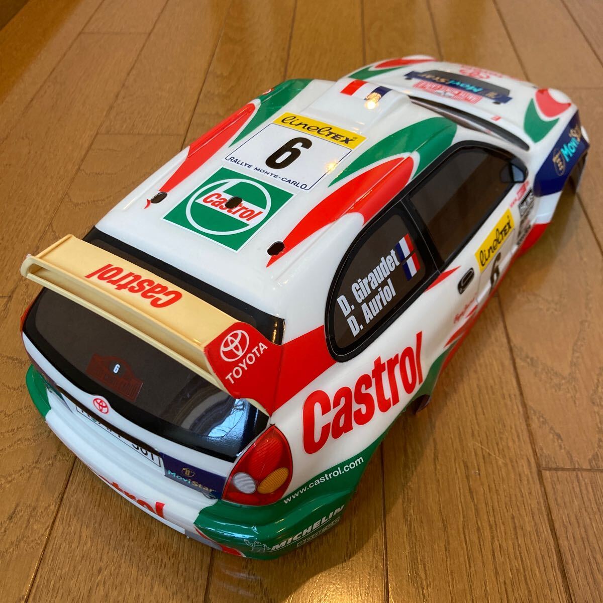 【絶版・希少】 タミヤ 1/10電動RC トヨタ カローラ WRC ボディの画像3