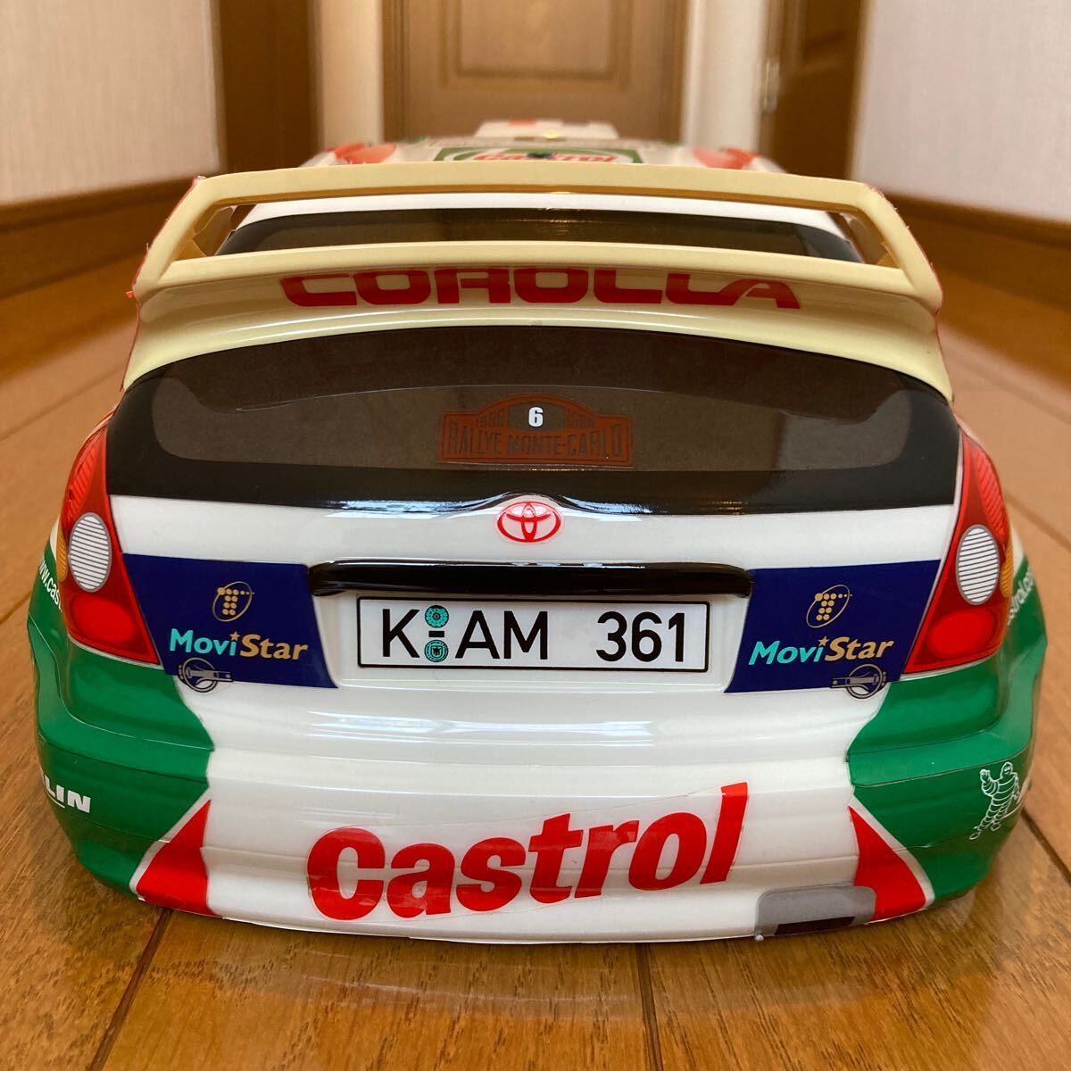 【絶版・希少】 タミヤ 1/10電動RC トヨタ カローラ WRC ボディ_画像6