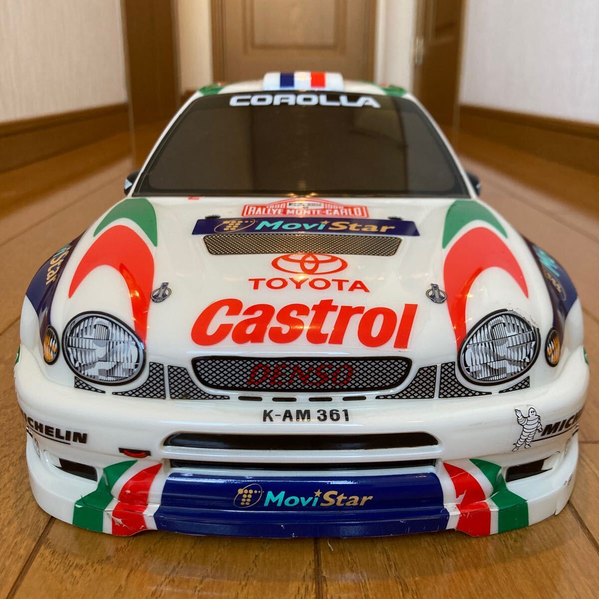 【絶版・希少】 タミヤ 1/10電動RC トヨタ カローラ WRC ボディ_画像5