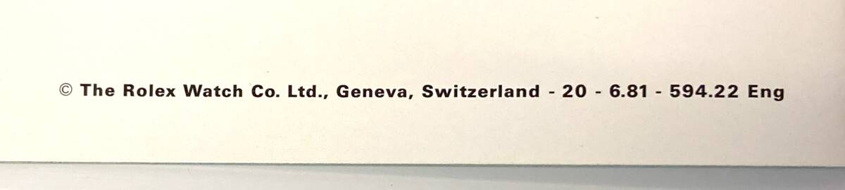 ★☆超レア 純正 ROLEX アンティーク ヴィンテージ シードゥエラー 時計ケース 外箱シール有 1665 1981年製冊子英語版 付属品 216☆★の画像10