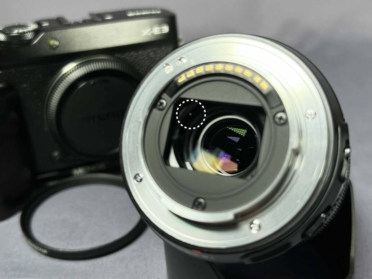 【動作品】FUJIFILM X-E3（2430万画素/4K動画/ブラック）/XF18-55mmF2.8-4 R LM OIS/グリップ、保護フィルター、ホットシューアダプタ付き_画像8