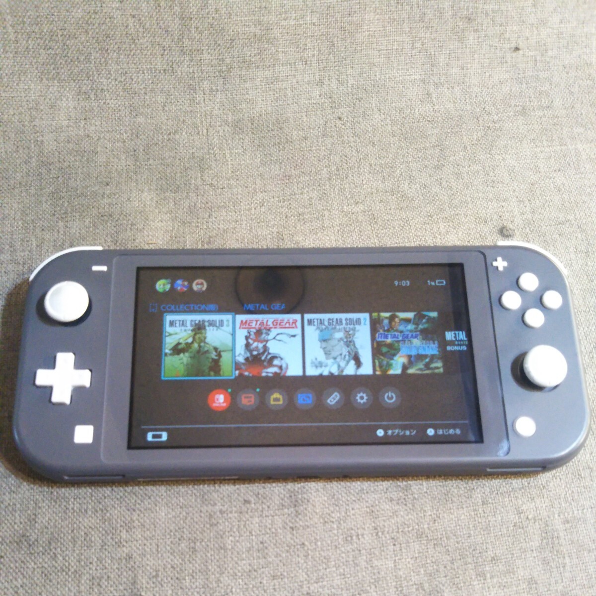 Nintendo Switch 任天堂 ニンテンドー スイッチHDH-001 グレー 本体のみ 通電確認 現状品 の画像1