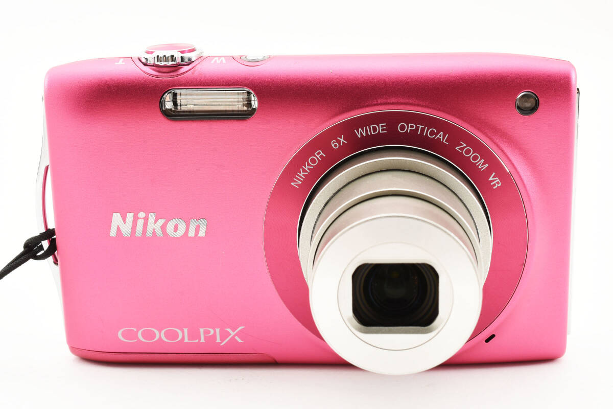 ★美品★ニコン Nikon COOLPIX S3300 ピンク ★コンパクトデジタルカメラ★ L9230 #533の画像3