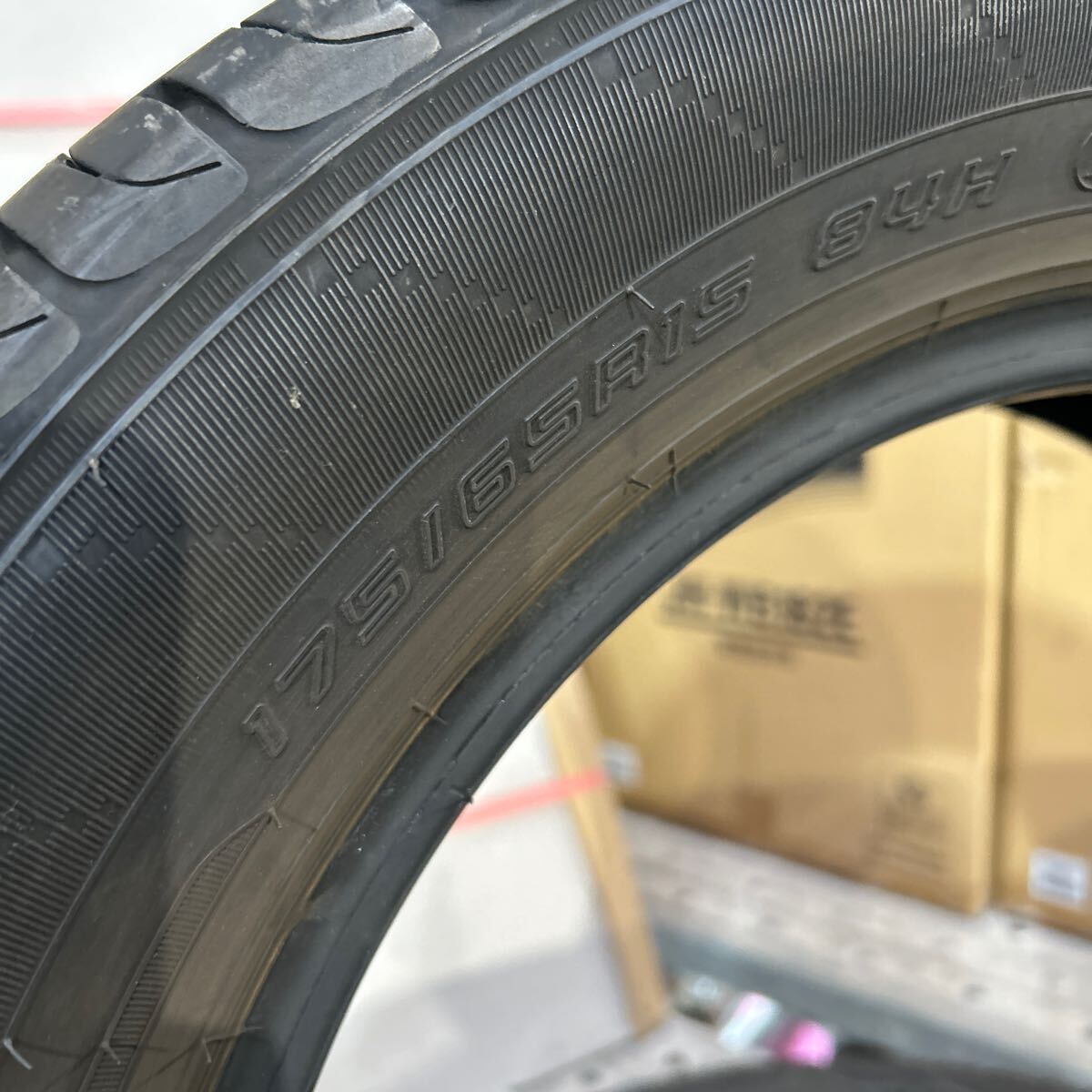 DUNLOP 175/65R15 EC204 ENASAVE ２本セット 中古　約6mm 2F 70132_画像4