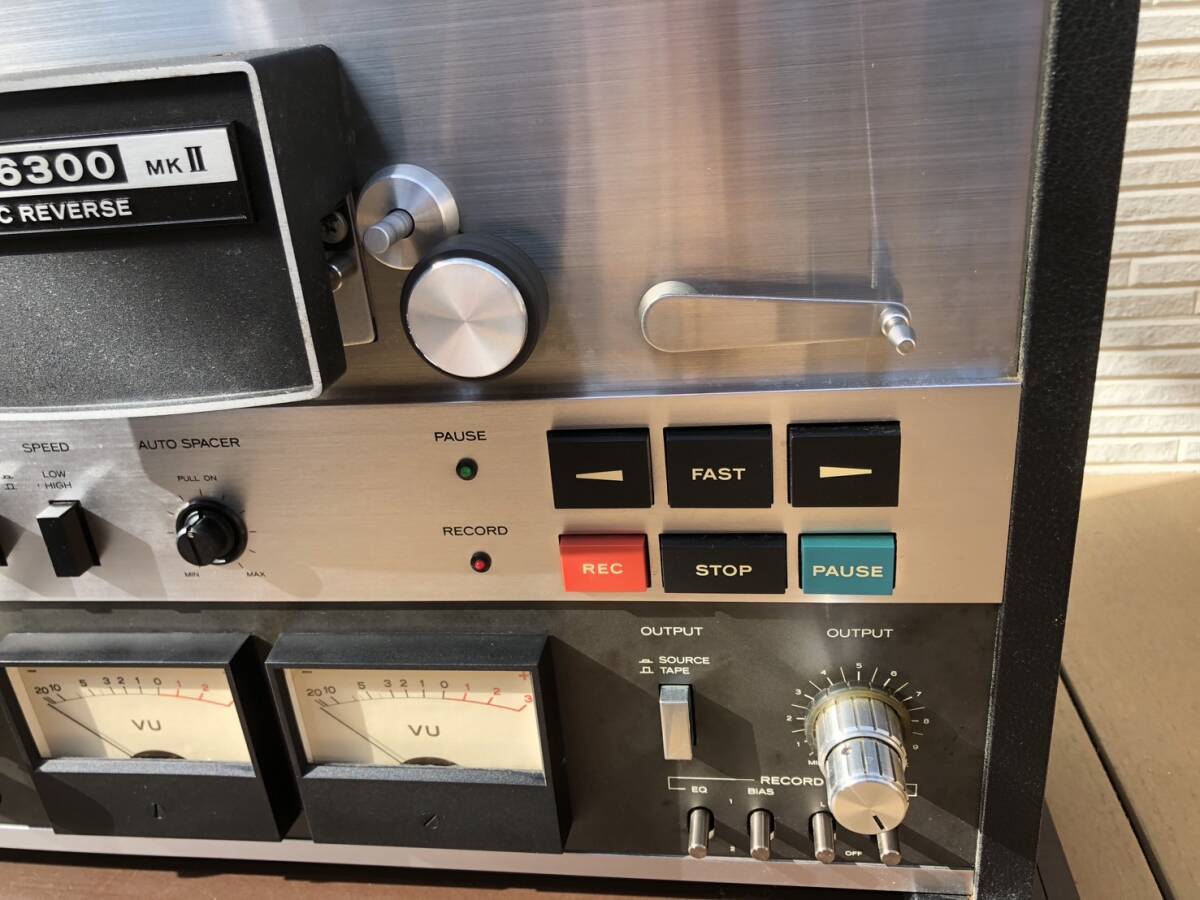 TEAC ティアック オープンリールデッキ A-6300MkⅡ ジャンク_画像4