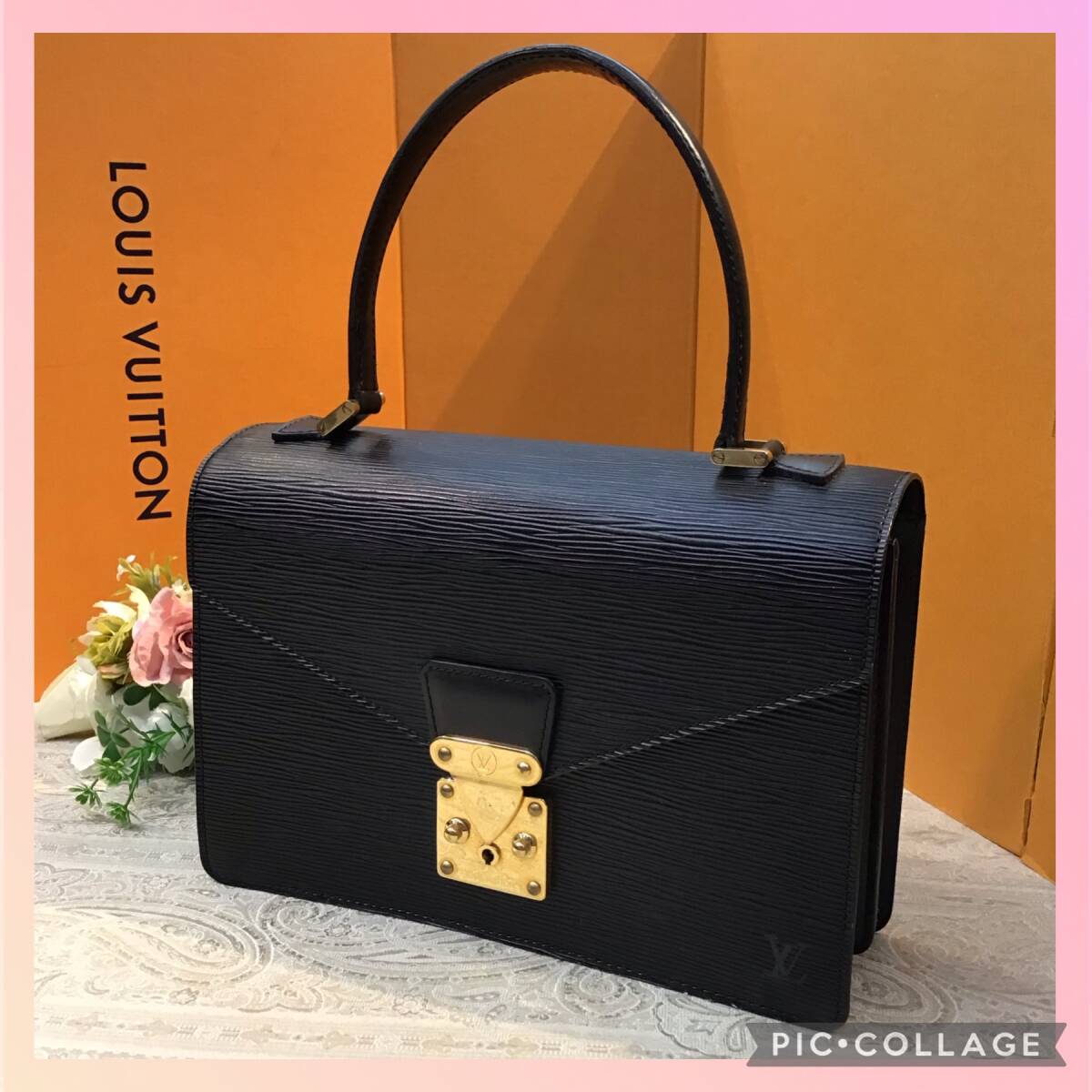 LOUIS VUITTON ルイ・ヴィトン　エピ　コンコルド　ブラック_画像1