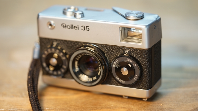 8755 良品 Rollei 35 露出計OK シンガポール製 シルバー