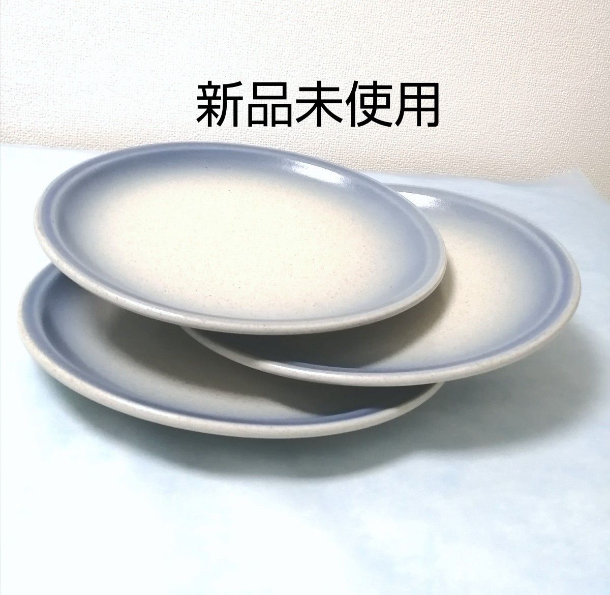 新品 未使用 プレート シンプル オシャレ 食器 ワンプレートディッシュ お皿 皿 大皿 丸皿 3枚 25cm