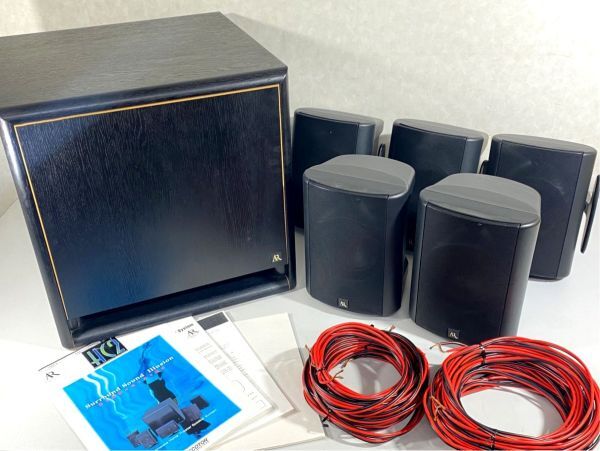 e8505 完動品 外観良好 AR Acoustic Research HC2 スピーカー サブウーファー セット EDGE S 112PS 取説/ケーブル等付の画像1