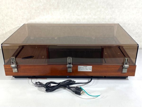 e8497 動作/外観良好 THORENS トーレンス TD226 TD-226 ダブルアーム ターンテーブル SME ロングアーム対応 アームボード付 50/60Hz共通の画像9