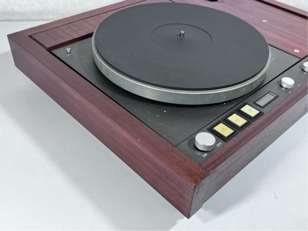 n7621-1 動作品 THORENS トーレンス TD127 TD-127 ターンテーブル SME ロングアーム対応 ゴムベルト/取扱説明書付 50/60Hz切替可能_画像5