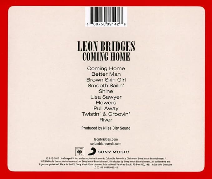 leon bridges CD coming home リオンブリッジズ ソウル名盤 美中古♪_画像2