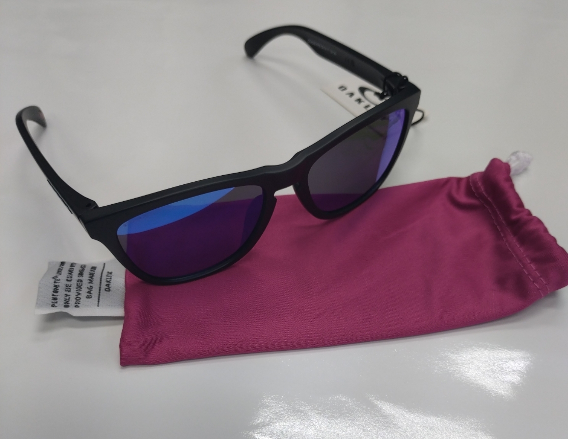 ★未使用★オークリー★OAKLEY★FROGSKINS(A)★フロッグスキン★924561★正規品★PRIZM SAPHIRE【プリズム】★アジアンフィット★_画像2