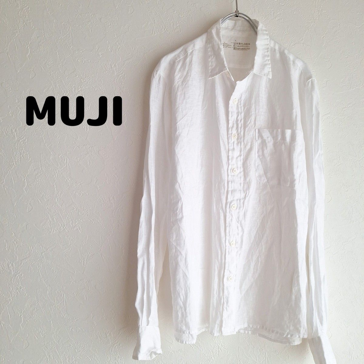 MUJI リネンシャツ 無印良品   2759