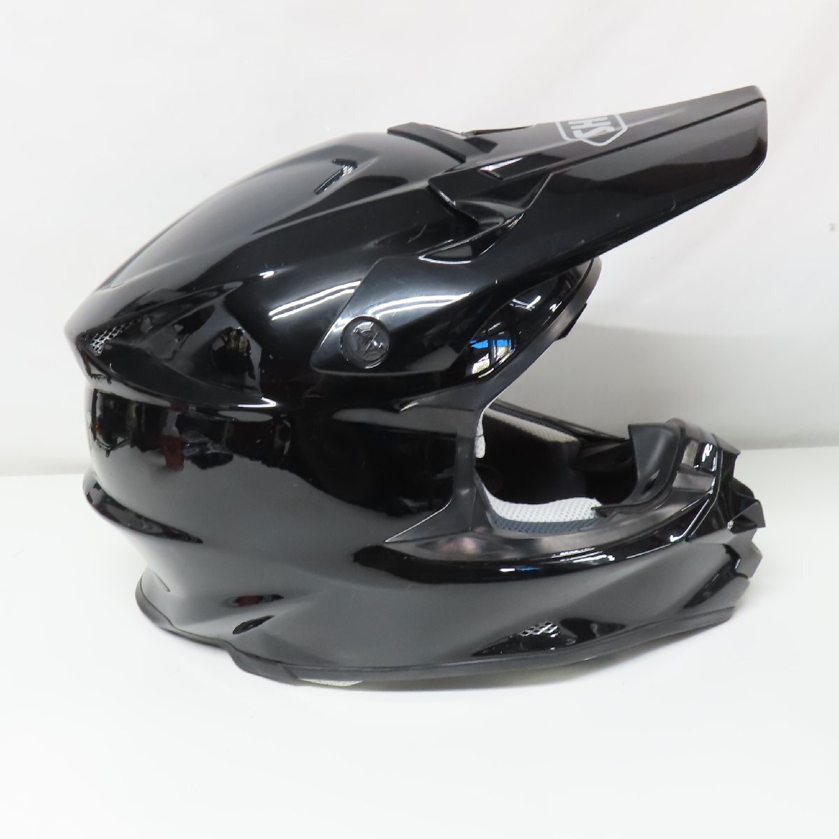 【MFJ公認】SHOEI ショウエイ VFX-W オフロード フルフェイスヘルメット Lサイズ ブラック バイク 二輪 モトクロス エンデューロ 林道の画像4