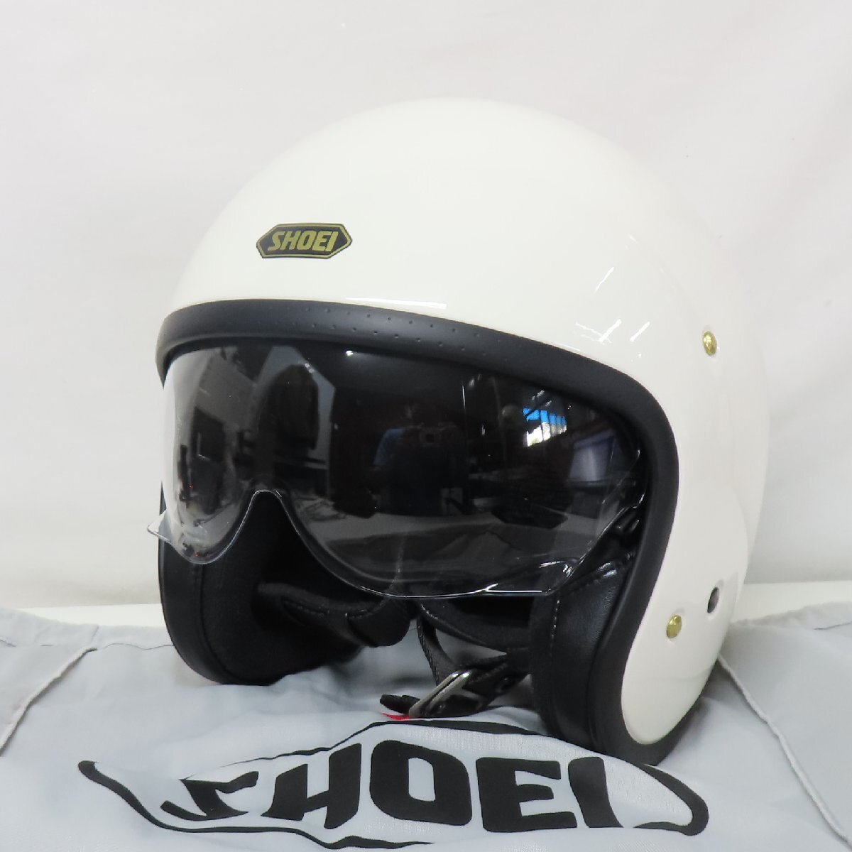 【美品】SHOEI ショウエイ J.O ジェットヘルメット XLサイズ 人気 バイク 二輪 オートバイ スクーター 原付 ツーリング_画像1