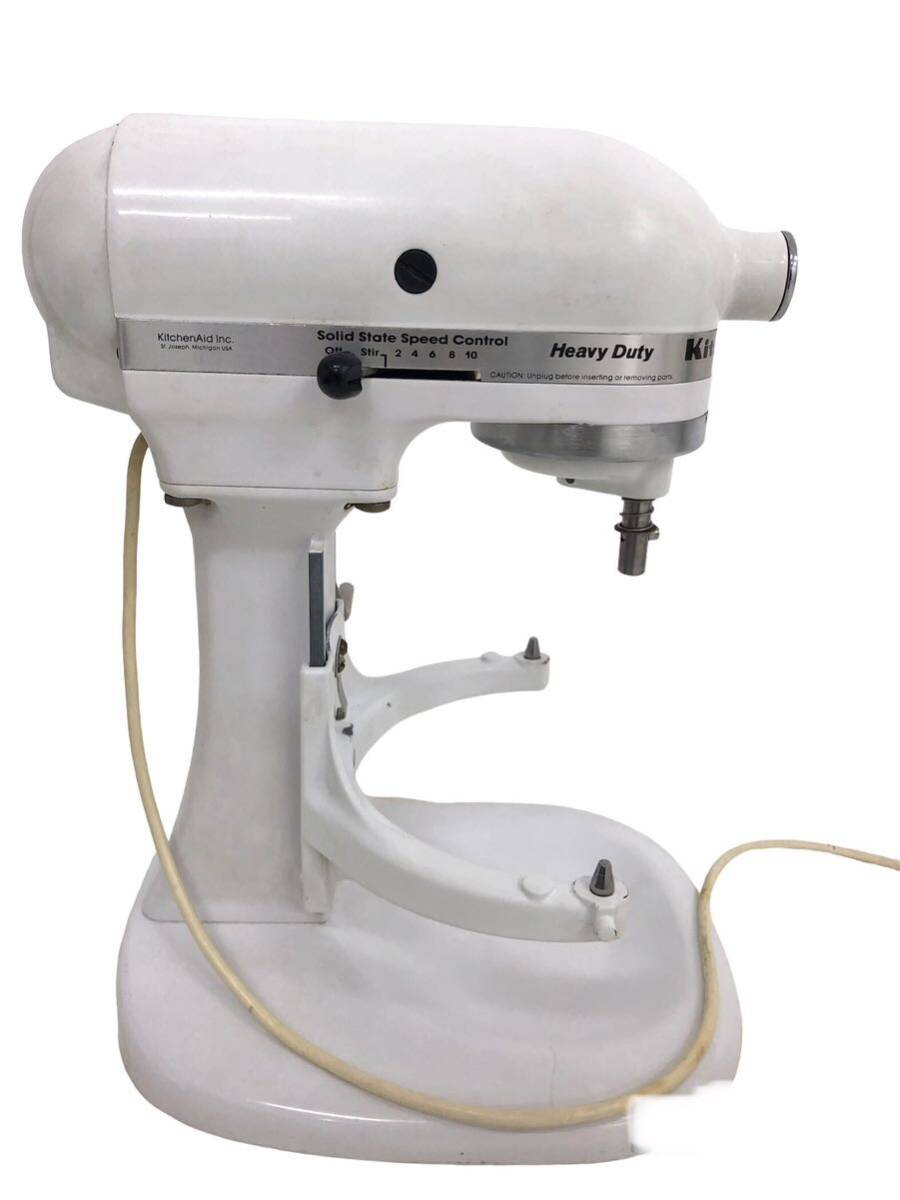  kitchen aid desk stand mixer K5SSWH 4.7L operation verification ending. 