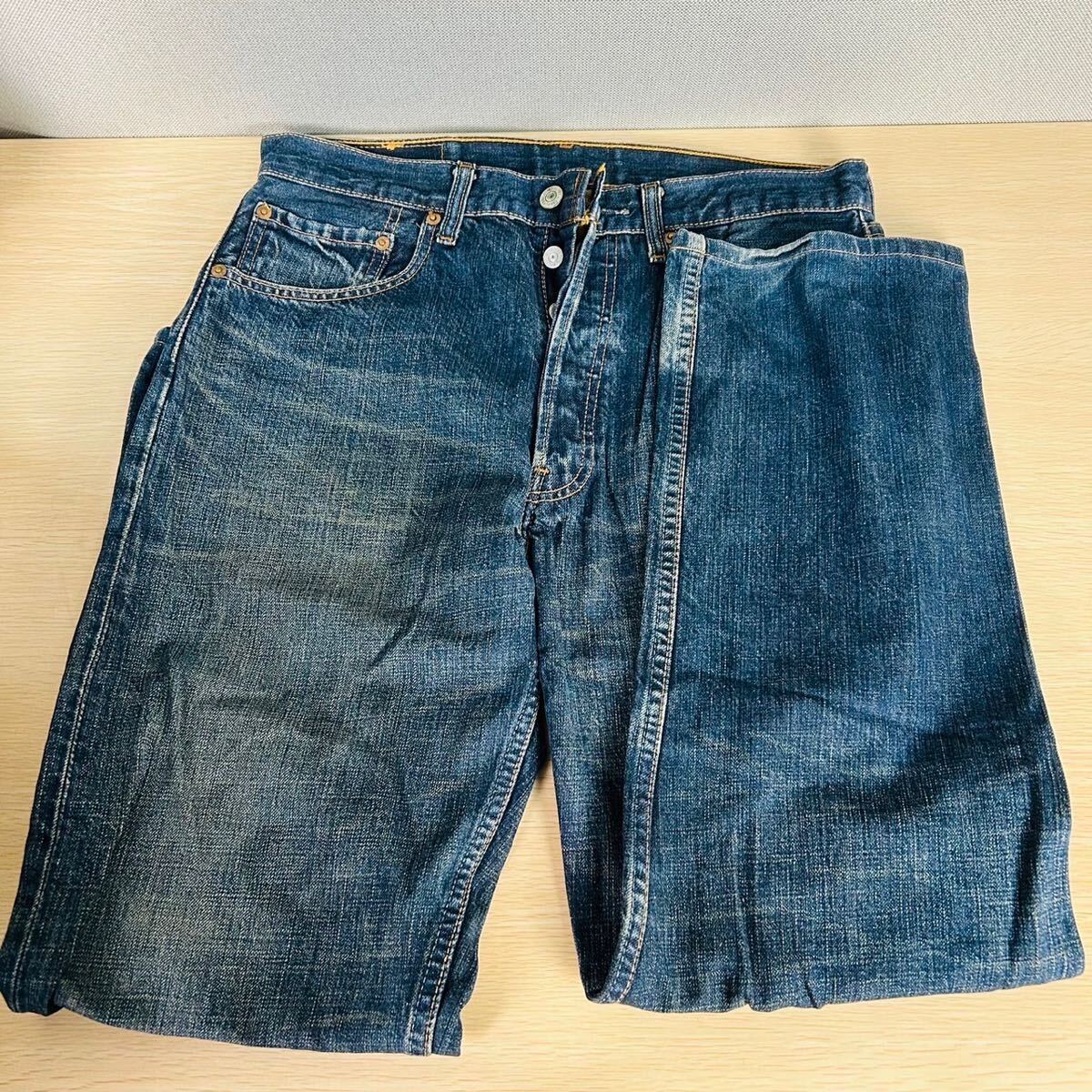 * Philippines made Levis Levi's 501 Denim pants jeans 501-01 W31L3 flat putting waist 39.5cm dress length 98cm waist 28.5cm